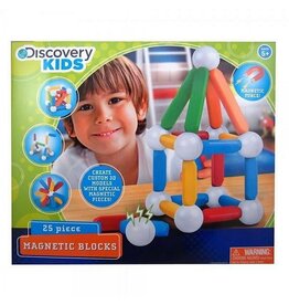 DISCOVERY KIDS DISCOVERY KIDS 25 PIECE MAGNETIC BLOCKS