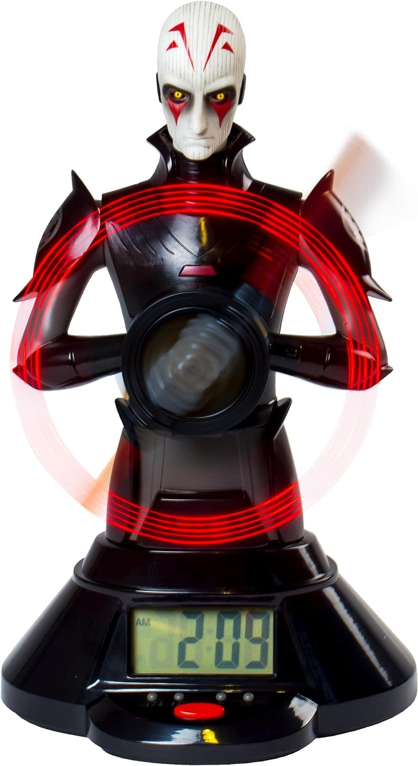 SPNM20069242 STAR WARS LIGHT SABER CLOCK: THE INQUISITOR