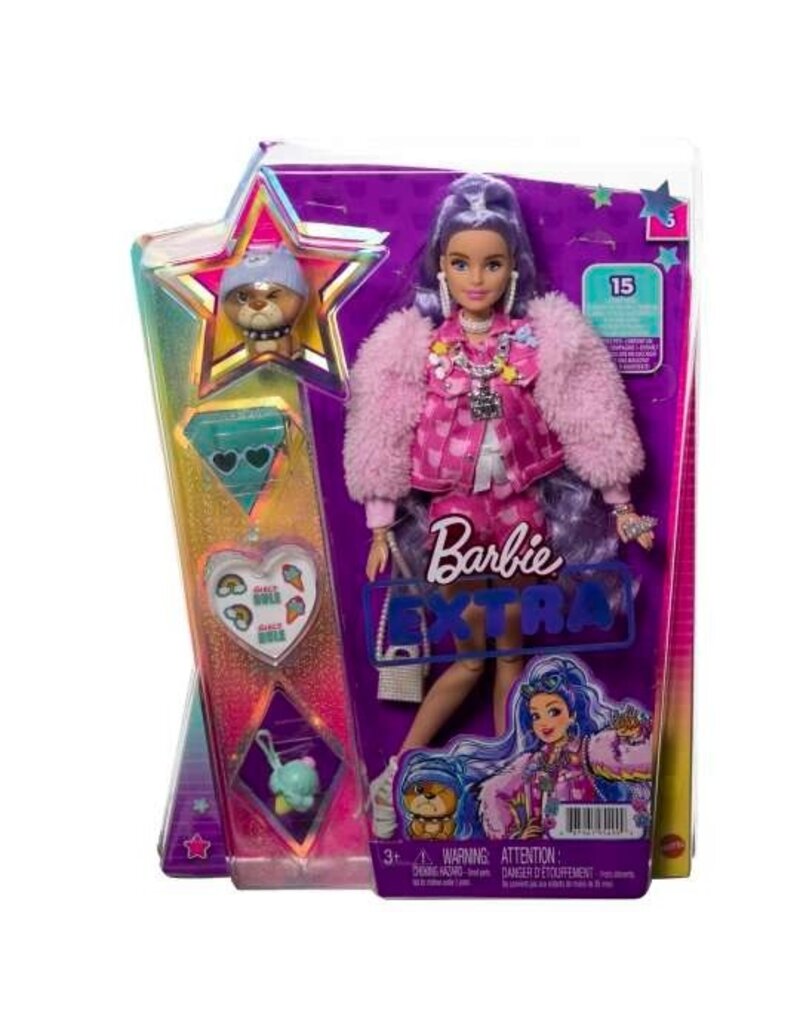 MATTEL MTL GRN27/GXF08 BARBIE EXTRA MILLIE WITH PERIWINKLE HAIR