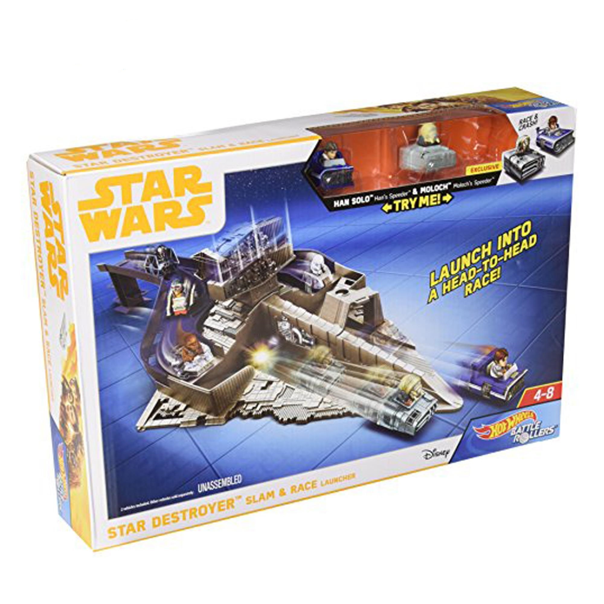 MTL FJF10 HOTWHEELS STAR WARS: STAR DESTROYER SLAM & RACE LAUNCHER