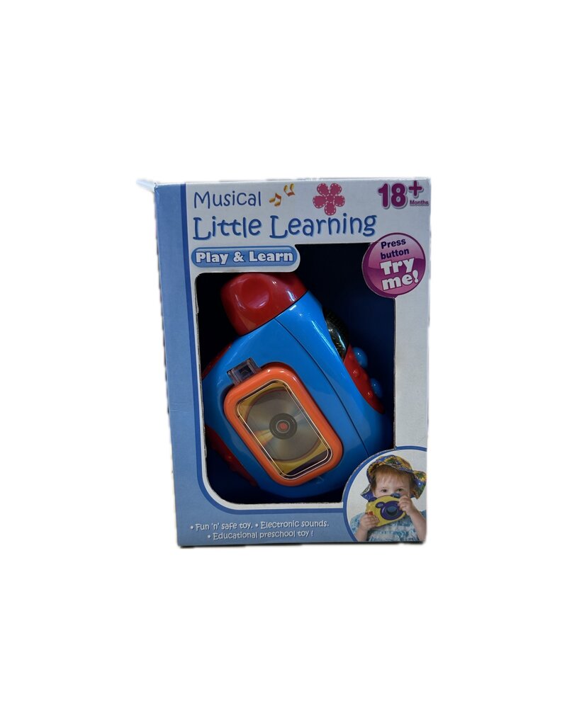 HUNSON 74505 MUSICAL LITTLE LEARNING PLAY & LEARN CAMCORDER