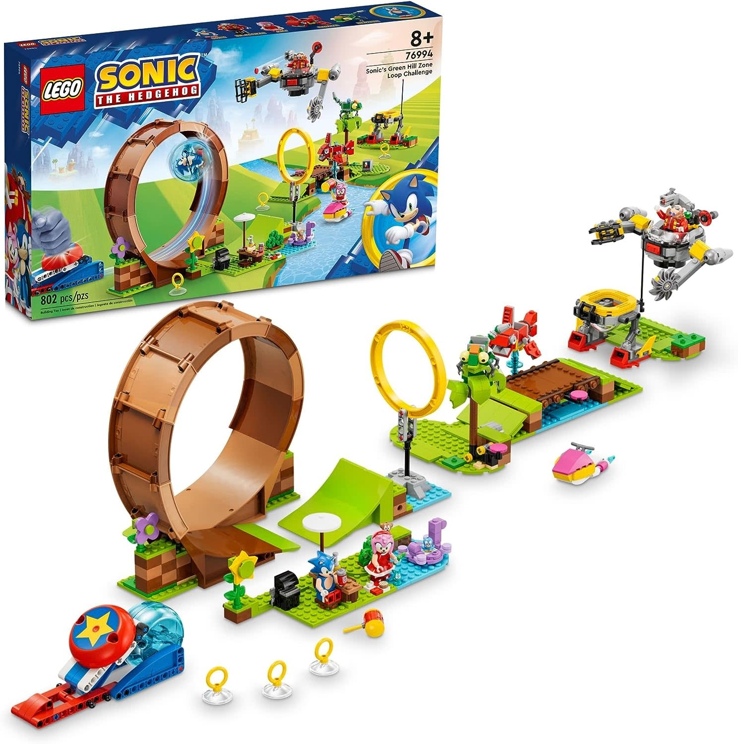 LEGO 76994 SONIC THE HEDGEHOG SONIC'S GREEN HILL ZONE LOOP