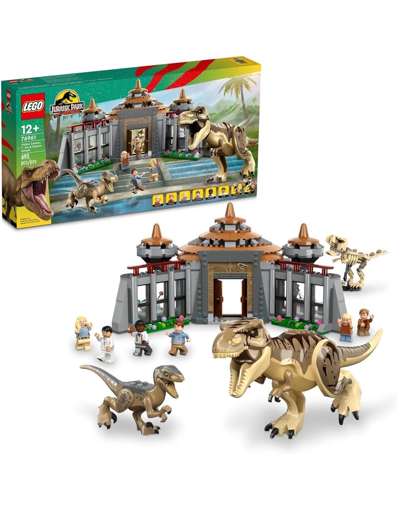 LEGO LEGO 76961 JURASSIC PARK 30TH ANNIVERSARY VISITOR CENTER: T. REX AND RAPTOR ATTACK
