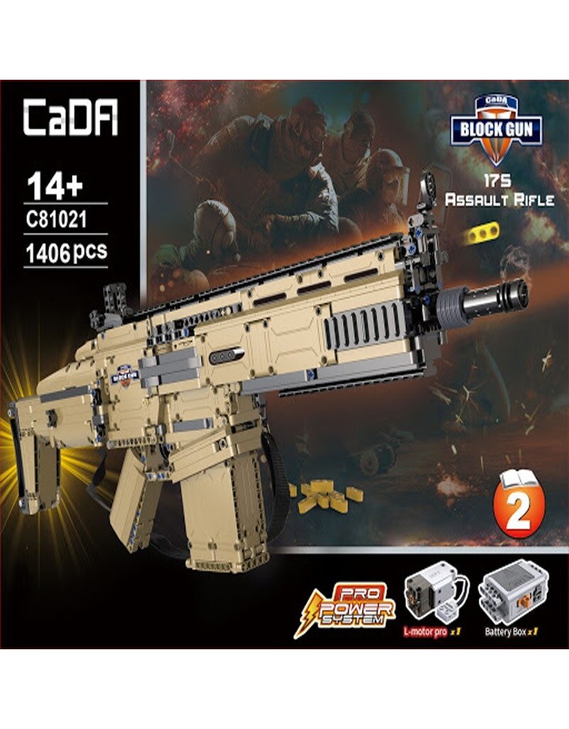 CADA CAD81021 BLOCK GUN SCAR ASSAULT RIFLE