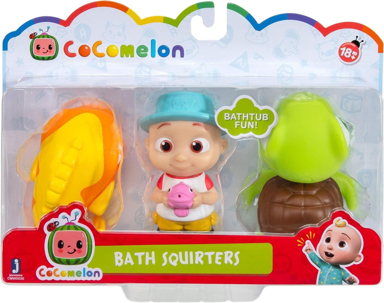 CMW0030 COCOMELON BATH SQUIRTERS BATH FUN