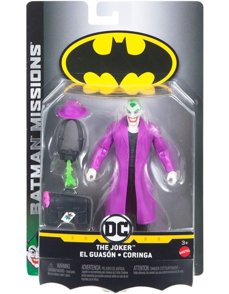 DC COMICS MTL FVM78/FVM81 DC COMICS BATMAN MISSIONS 6" FIGURE THE JOKER