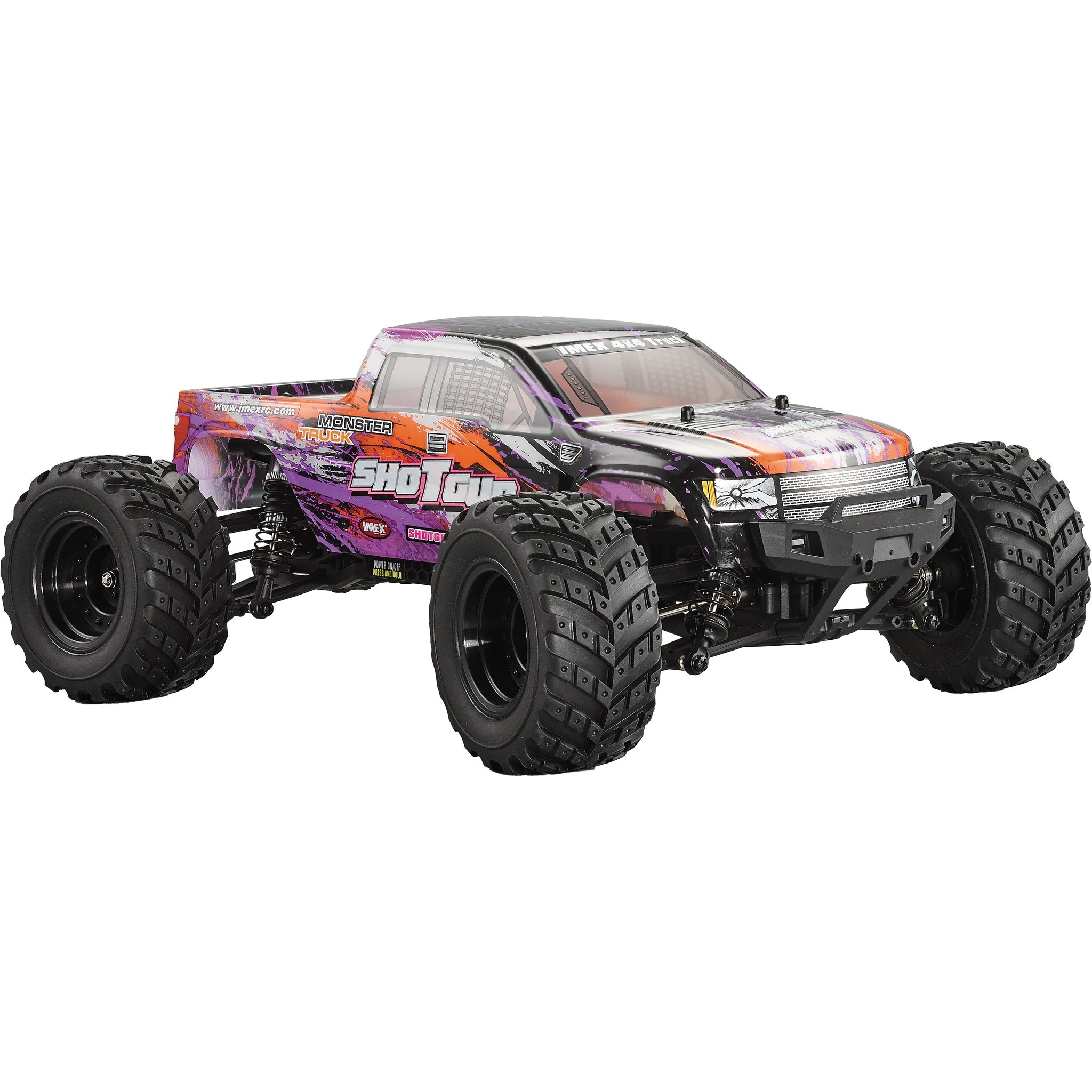 IMX19505 1/12 SCALE SHOTGUN BRUSHLESS MONSTER TRUCK PURPLE - My Tobbies ...