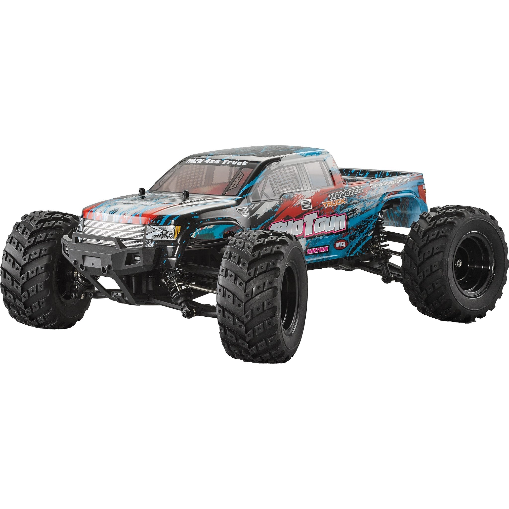 IMX19505 1/12 SCALE SHOTGUN MONSTER TRUCK BRUSHLESS BLUE - My Tobbies ...