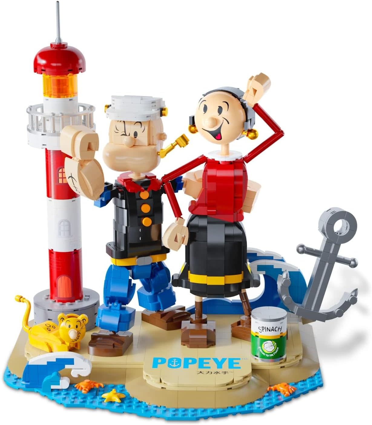 PAN86401 POPEYE AND OLIVE OYL 1209PCS - My Tobbies - Toys & Hobbies
