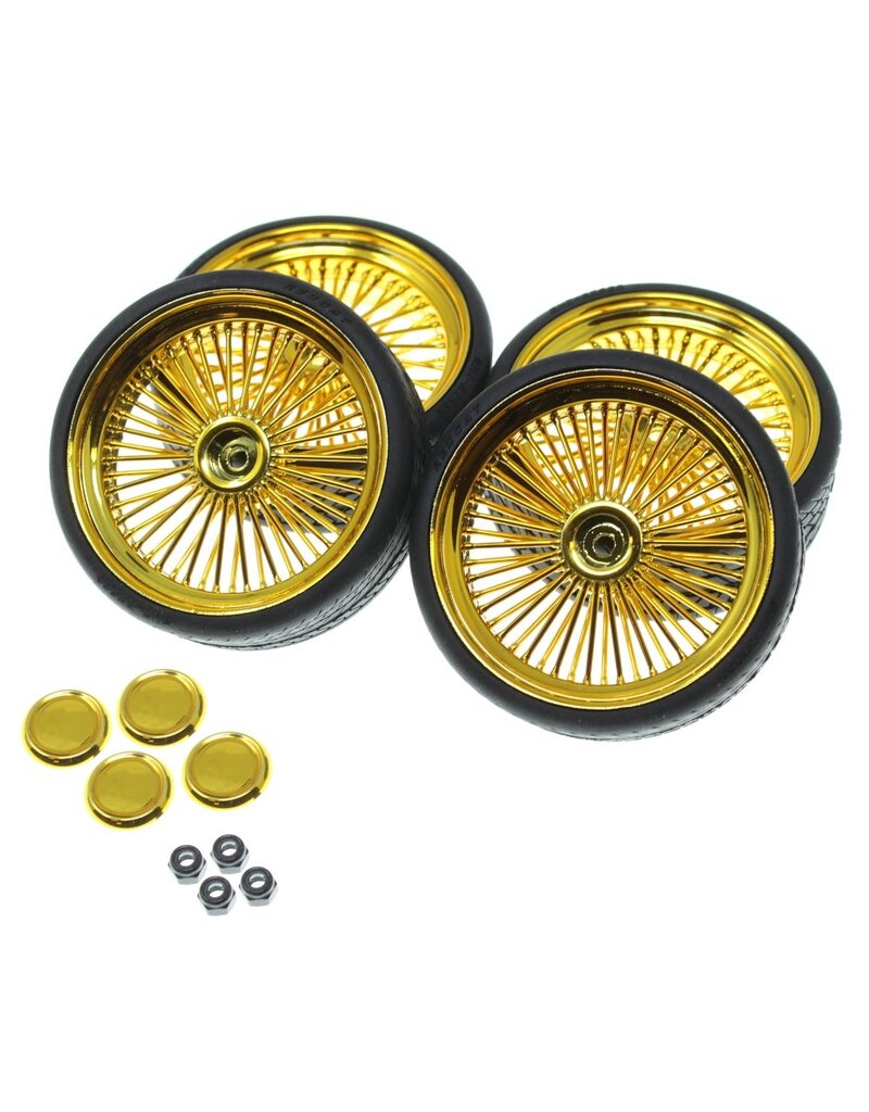 REDCAT RACING RER19793 26'ERS GOLD WIRE WHEELS