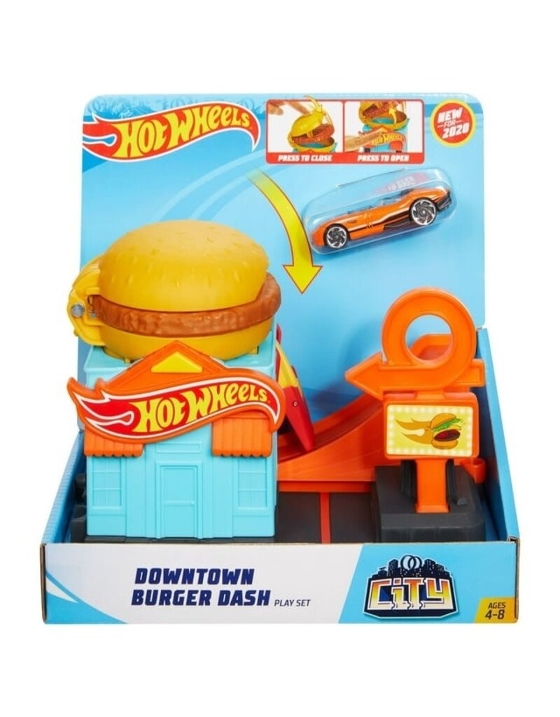 HOT WHEELS MTL FMY95/ GJK73 DOWNTOWN BURGER DASH