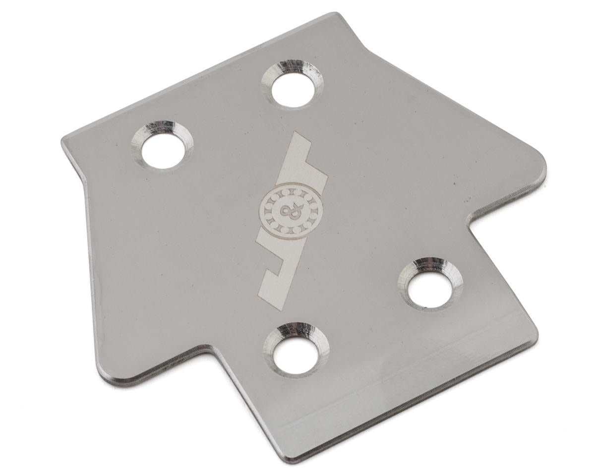 JTB-JT10844-1 AE RC8B4 STAINLESS SKID PLATE FRONT