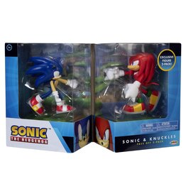 JAKKS PACIFIC 40176 SONIC THE HEDGEHOG - SONIC & KNUCKLES FACE OFF