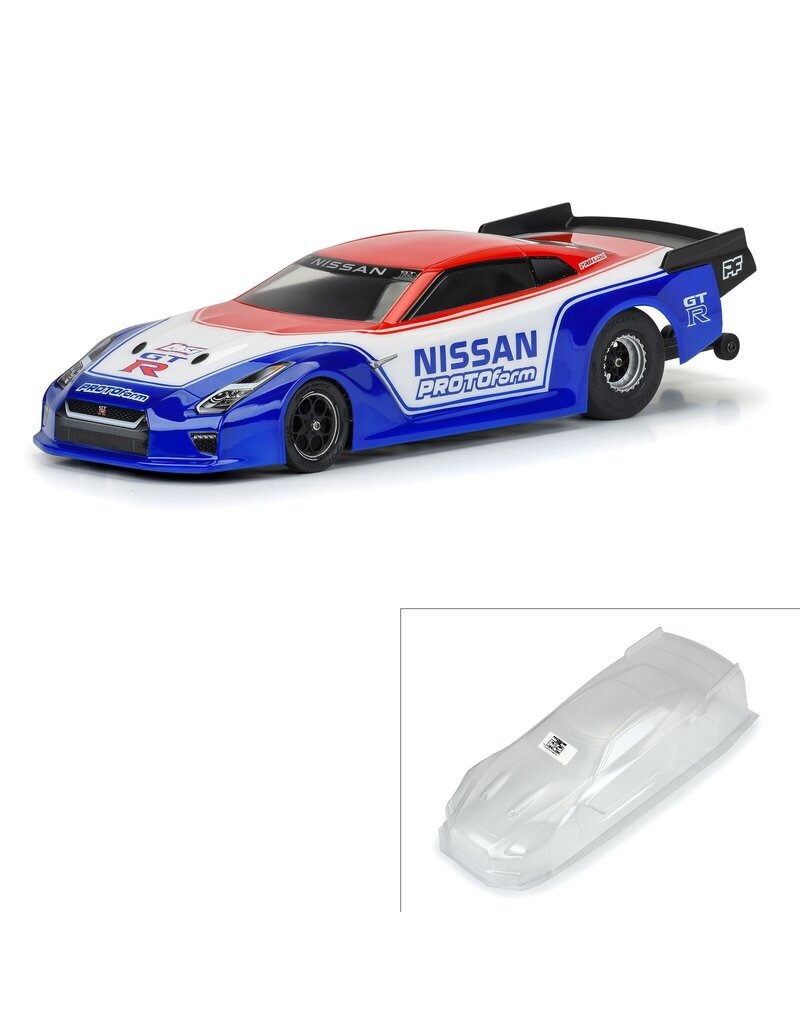 PROTOFORM PRM159200 1/16 NISSAN GT-R R35 PRO MOD NO PREP DRAG CAR BODY