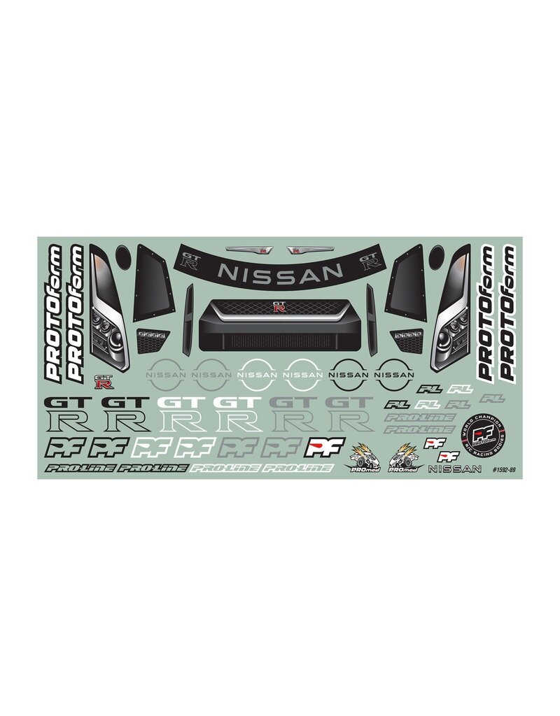 PROTOFORM PRM159200 1/16 NISSAN GT-R R35 PRO MOD NO PREP DRAG CAR BODY