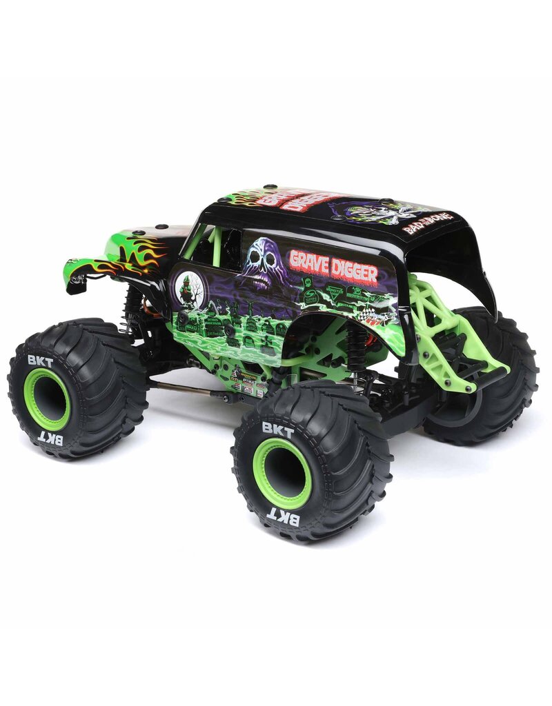 LOSI LOS01026T1 1/18 MINI LMT 4WD GRAVE DIGGER MONSTER TRUCK BRUSHED RTR