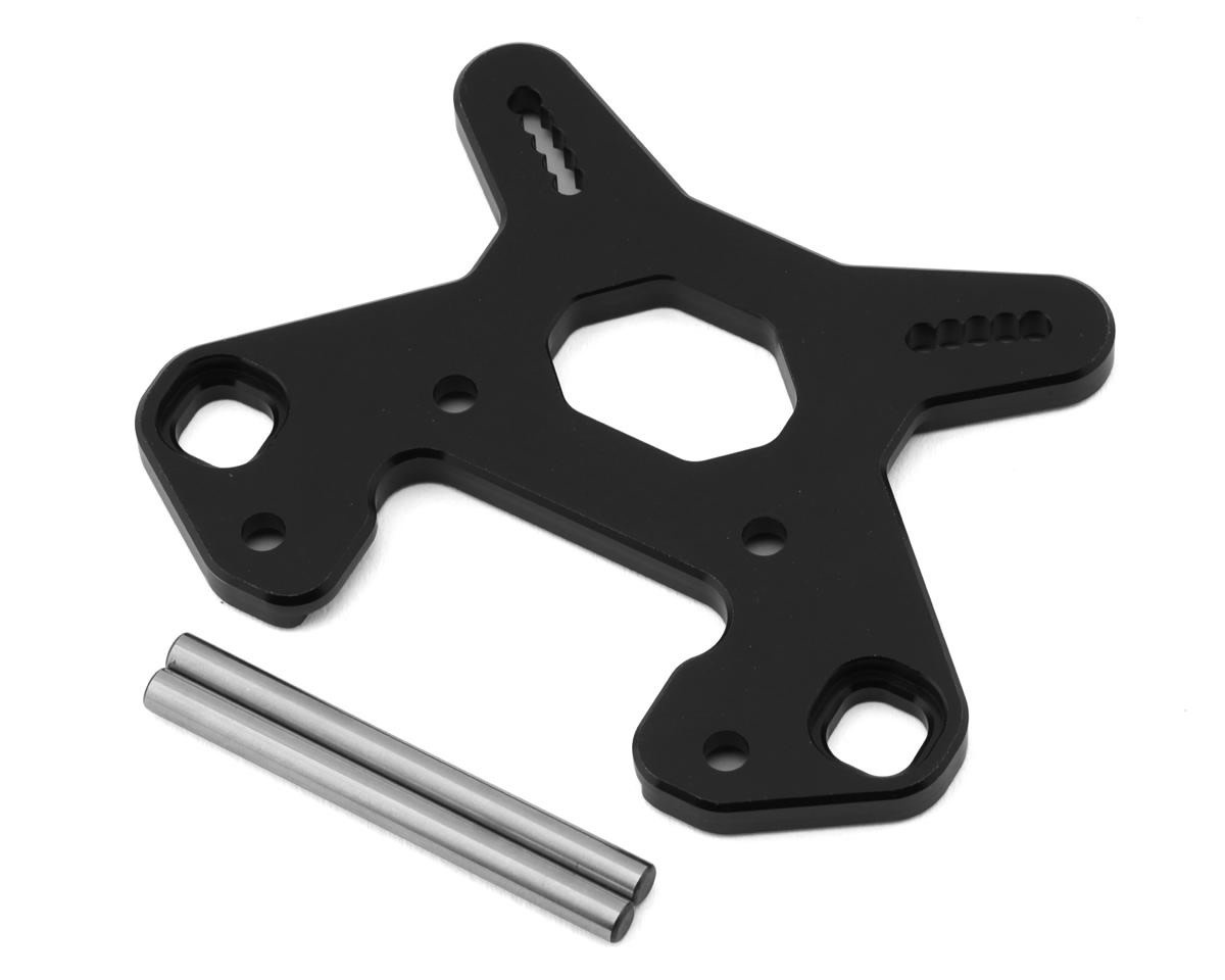 ASC81504 RC8B4 ALUMINUM FRONT SHOCK TOWER V2 (BLACK)