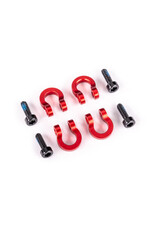 TRAXXAS TRA9734R BUMPER D-RINGS ALUM RED