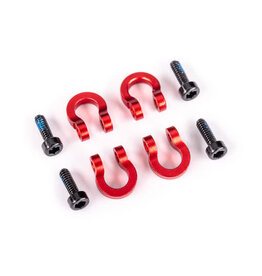 TRAXXAS TRA9734R BUMPER D-RINGS ALUM RED