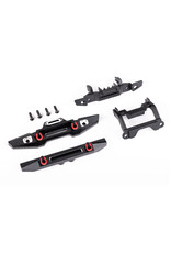 TRAXXAS TRA9734X BUMPER FRONT (1) REAR (1) ALUM BLK