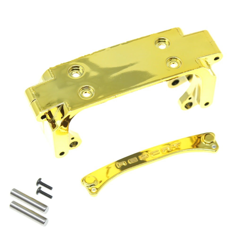 RER25838 FRONT SUSPENSION MOUNT, PIN BRACE W/ PINS GOLD