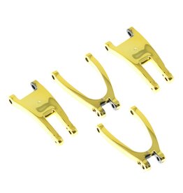 REDCAT RACING RER25823 FRONT UPPER AND LOWER ARMS GOLD