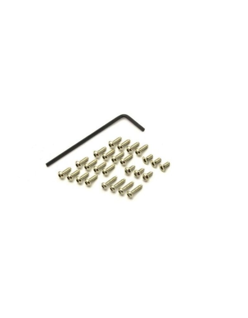 KYOSHO KYOMZW440 BUTTON HEX SCREWS SET FOR MR-03: NICKEL