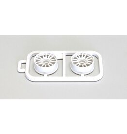 KYOSHO KYOMZH131W-N1 RE30 MULTI WHEEL II NARROW 1MM OFFSET: WHITE (2)