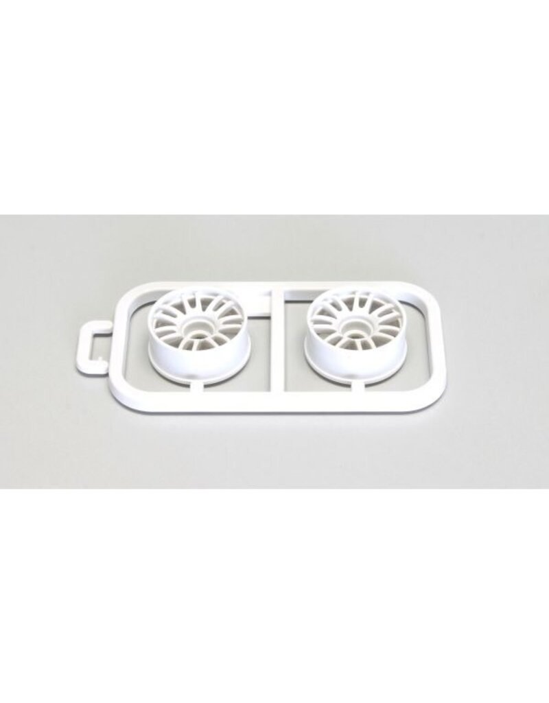 KYOSHO KYOMZH131W-N1 RE30 MULTI WHEEL II NARROW 1MM OFFSET: WHITE (2)