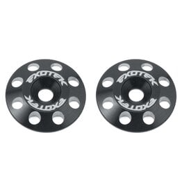 EXOTEK EXO1678BLK FLITE V2 16MM ALUMINUM WING BUTTONS (2) (BLACK)