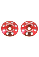 EXOTEK EXO1678RED FLITE V2 16MM ALUMINUM WING BUTTONS (2) (RED)