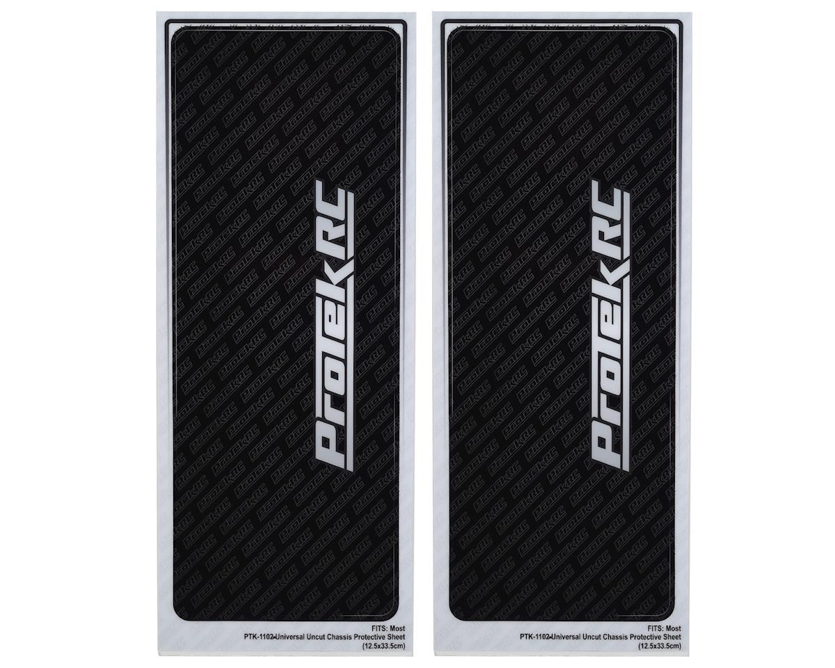 PTK-1102 UNIVERSAL CHASSIS PROTECTIVE SHEET (BLACK) (2) (12.5X33.5CM)