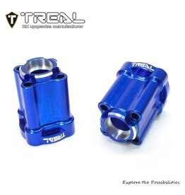TREAL TRLX0042ZTZIX ALUMINUM REAR HUBS FOR MINI LMT BLUE