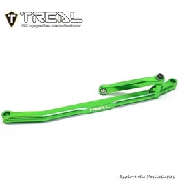 TREAL TRLX00430MXO5 ALUMINUM STEERING LINKAGE FOR MINI LMT GREEN
