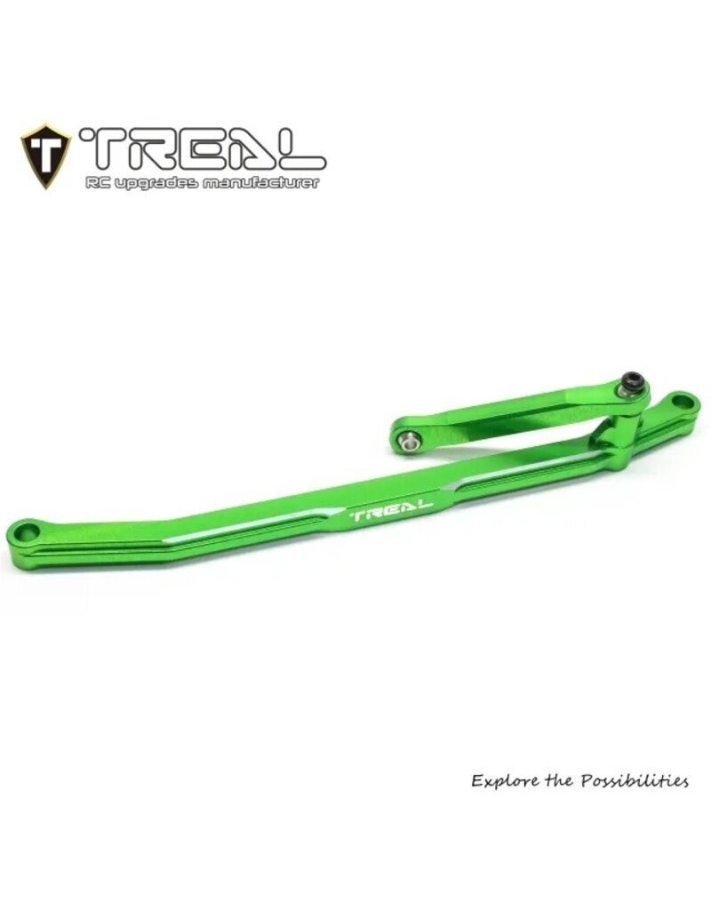 TREAL TRLX00430MXO5 ALUMINUM STEERING LINKAGE FOR MINI LMT GREEN