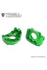 TREAL TRLX0042ZKP55 ALUMINUM FRONT C HUBS SPINDLE CARRIER 0 DEGREE FOR MINI LMT GREEN
