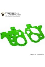 TREAL TRLX00414WETR ALUMINUM CHASSIS PLATE SET FOR PROMOTO GREEN