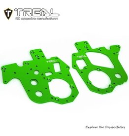 TREAL TRLX00414WETR ALUMINUM CHASSIS PLATE SET FOR PROMOTO GREEN
