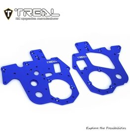 TREAL TRLX00414W6B3 ALUMINUM CHASSIS PLATE SET FOR PROMOTO BLUE