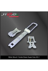 STUPID RC STP1013 MOTOR MOUNT/CENTER BRACE SUPER DUTY XO-1