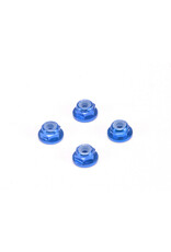 PN RACING KEN PN200409B ALUMINUM WHEEL NUTS 2MM FLANGED BLUE