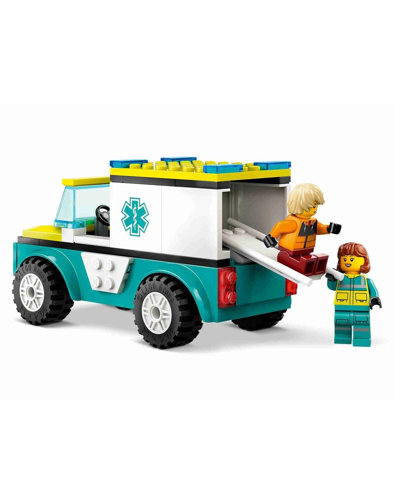 LEGO LEGO 60403 CITY EMERGENCY AMBULANCE AND SNOWBOARDER