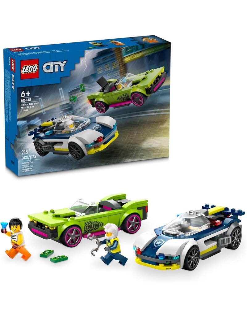 LEGO LEGO 60415 CITY POLICE CAR AND MUSCLE CAR CHASE