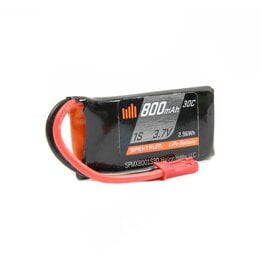 SPEKTRUM SPMX8001S30 800MAH 1S 3.7V 30C LIPO BATTERY W/ JST