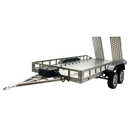 BOLD RC BOL5005 1/10 SCALE FULL METAL TRAILER WITH LED LIGHTS (TITANIUM)