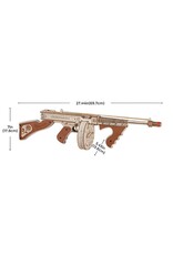 ROBOTIME ROELQB01 THOMPSON SUBMACHINE GUN TOY 3D WOODEN PUZZLE