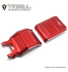 TREAL TRLX003XFODJ9 ALUMINUM SKID PLATE (RED)