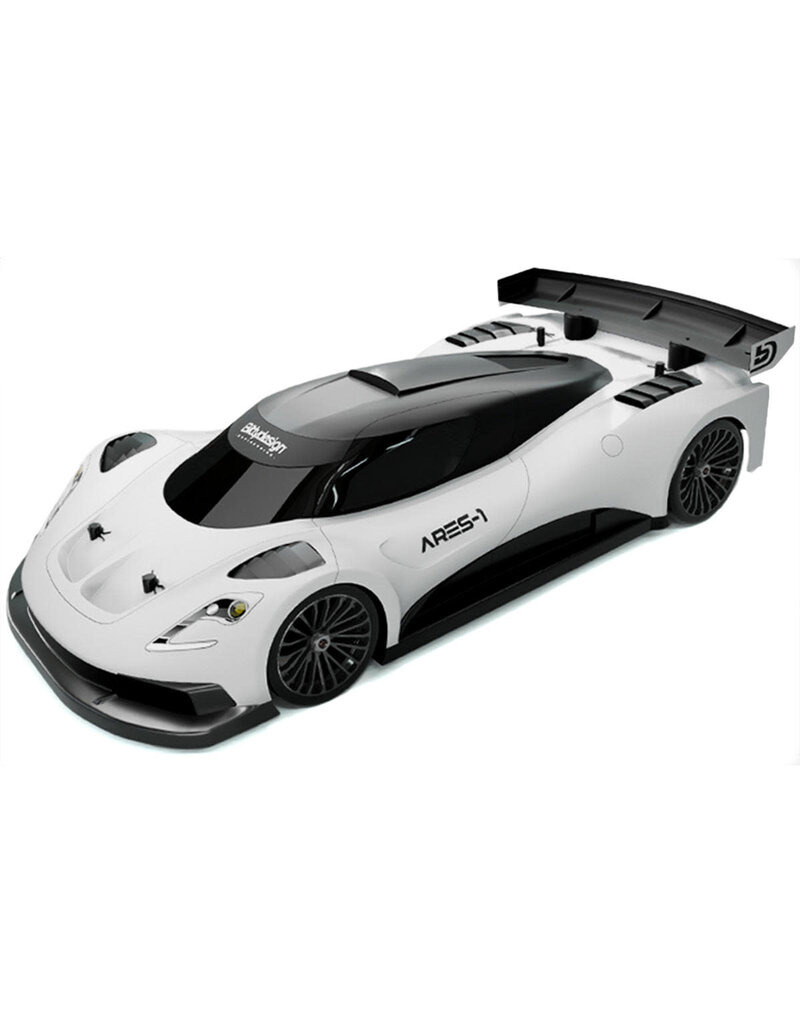 BITTYDESIGN BDYMZ-AS1 ARES-1 1/28 MINI-Z BODY  (98MM WHEELBASE): CLEAR