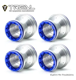 TREAL TRLX004458EJR ALUMINUM WHEEL SET FOR MINI LMT SILVER/BLUE