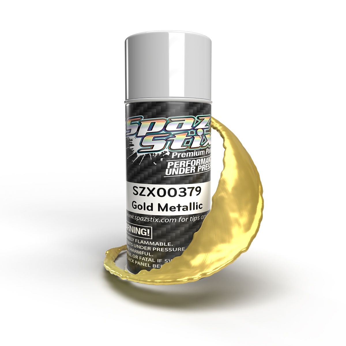 SZX00379 GOLD METALLIC AEROSOL PAINT, 3.5OZ CAN